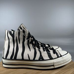 Converse‎ Chuck Taylor All Star 70 Hi Zebra Womens 10 Shoes Sneakers 163408c NEW